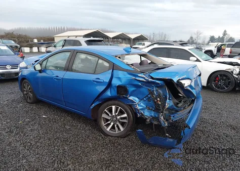 2021 Nissan Versa Sv Xtronic Cvt z USA, uszkodzony, nr VIN 3N1CN8EV4ML862151